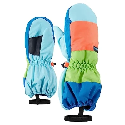 Abbildung von Ziener Unisex Babys LIWI Skihandschuhe für Kinder, Blue Aqua, 110