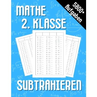 Abbildung von Mathe 2. Klasse Subtrahieren: Übungsheft um Denken und Rechnen spielend zu fordern
