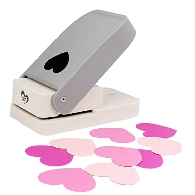 Abbildung von Ideen mit Herz Power Jumbo Stanzer Motivstanzer groß extra starker Motivlocher für Papier bis 500 g/qm Ausstanzung: 6,3 cm x 4,5
