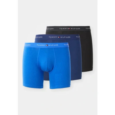 Abbildung von Tommy Hilfiger Signature Boxer Brief 3 PACK Panties, Herren, Größe: Large, Blue/prep nvy/black