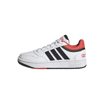 Abbildung von adidas Hoops Shoes Schuhe, Cloud White/Core Black/Bright Red, 26 EU