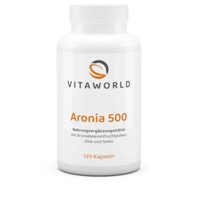 Abbildung von vitaworld Aronia 500 mg 120 Kapseln