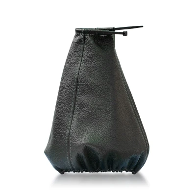 Abbildung von CARPASSION 10067 Schalthebelverkleidung Leder schwarz Universal