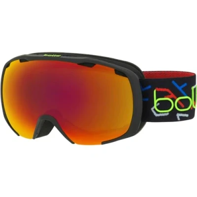Abbildung von bollé ROYAL Black Green Matte Sunrise Kat 2, Skibrille, Medium, Unisex Kinder