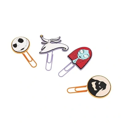 Abbildung von Grupo Erik Büroklammern Groß Disney The Nightmare Before Christmas Bürobedarf Set Heftklammern kreatives Lesezeichen Motiv