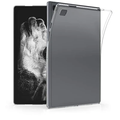Abbildung von kwmobile Hülle kompatibel mit Samsung Galaxy Tab A7 10.4 (2020) weiches TPU Silikon Case Transparent Tablet Cover