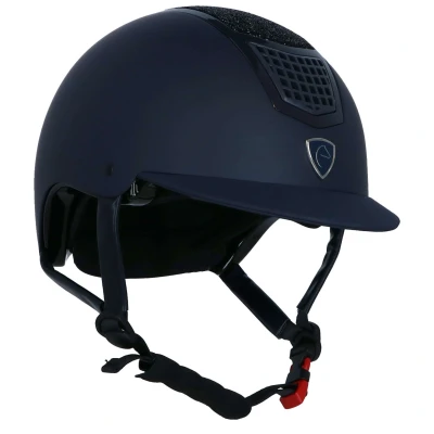 Abbildung von EQUITHÈME Reithelm Airy Blau/Glitzer 59 61cm