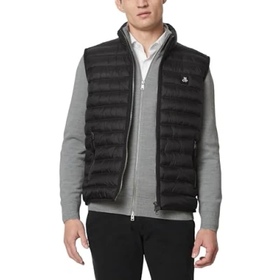 Abbildung von Marc O&#039;Polo Stand UP Collar ZIP Pockets Weste, Herren, Größe: Large, Black