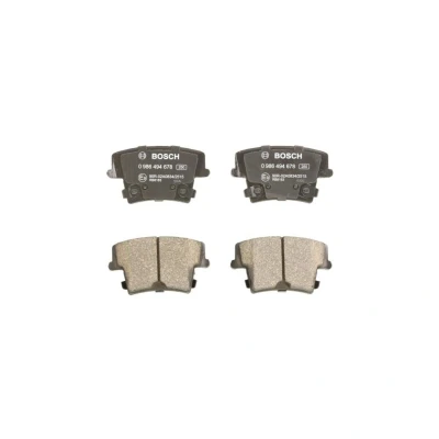 Abbildung von BOSCH 0 986 494 678 Bremsbelagsatz Low Metallic mit akustischer Verschleißwarnung Anti Quietsch Blech CHRYSLER: 300C Saloon, Touring
