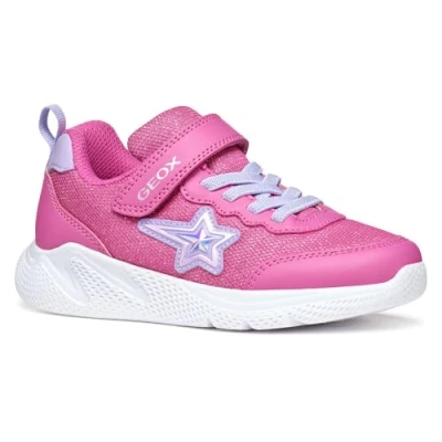 Abbildung von Geox Sprintye Sneaker low für Kinder, Größe: 36, Fuchsia lilac Schuhe