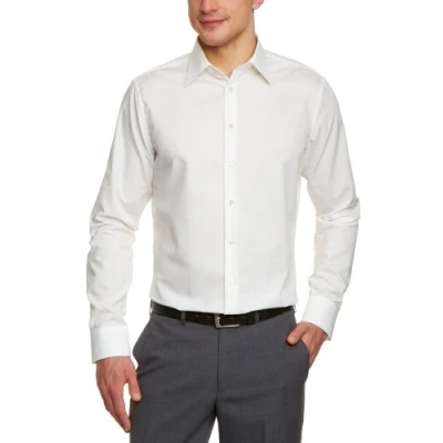 Abbildung von Seidensticker KENT Shaped FIT Businesshemd, Herren, Größe: 37, Offwhite