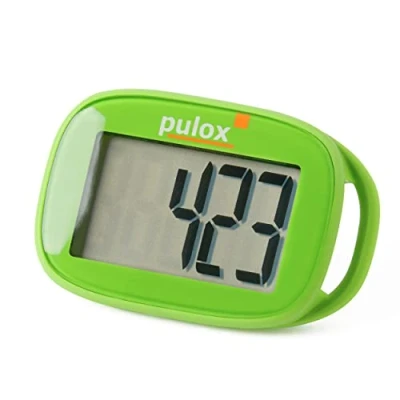 Abbildung von Pulox Pedometer PS 100 Einfacher und präziser Schrittzähler mit 3D Sensor ohne App in Grün
