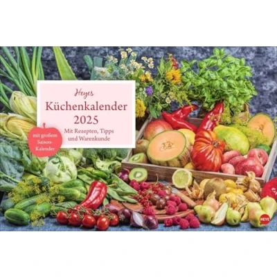 Abbildung von Küchenkalender Broschur XL 2025: Praktischer und dekorativer Kalender für die Küche: Tolle Fotos, ein monatliches Rezept viel Platz Termine in einem hochwertigen Broschürenkalender.