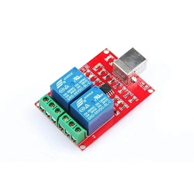 Abbildung von ARCELI SRD 05VDC SL C 2 Wege 5V Relais Modul Kostenloser Treiber USB Control Switch PC Intelligent