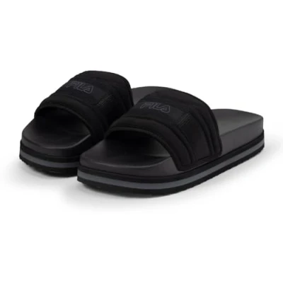 Abbildung von FILA Damen Morro Bay Zeppa Lounge Slipper wmn Slide Sandal, Black Black, 40 EU