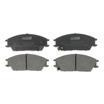Abbildung von ABE C10522ABE Bremsbelagsatz Vorderachse mit akustischer Verschleißwarnung HYUNDAI: Getz, Accent 2, I Saloon, SUBARU: JUSTY 1