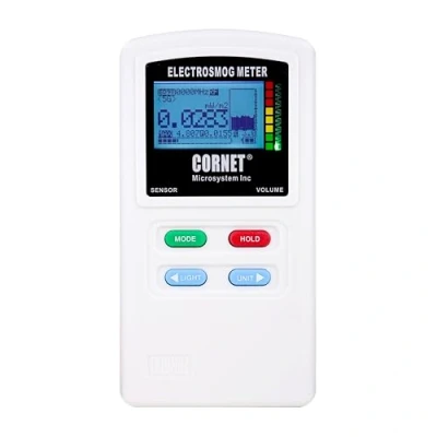 Abbildung von EMRSS Cornet ED88T5G Plus neueste Version Tri Mode Messgerät: Hoch /Niederfrequenz, Elektrosmog, Feldstärkemessgerät, mit integriertem Magnetometer (Gaussian), Spannungsfeldmesser und Frequenzanzeige