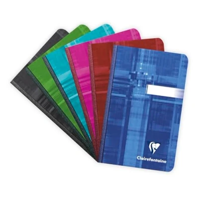 Abbildung von Clairefontaine 9592C Kladden Metric, 9 x 14cm mit Softcover, 96 Blatt kariert 90g, 1 Stück, farbig sortiert