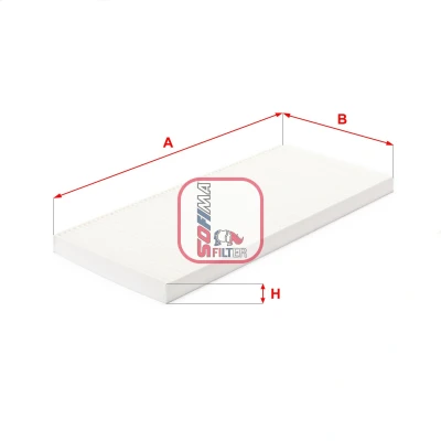 Abbildung von Innenraumfilter SOFIMA S3024C