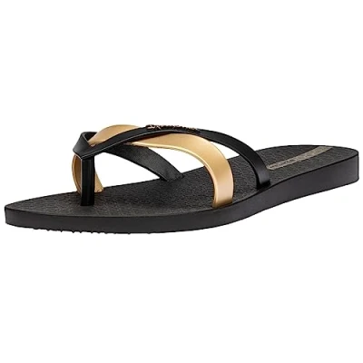 Abbildung von Ipanema Kirei Badezehentrenner, Damen, Größe: 35/36, Black/gold Schuhe