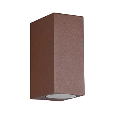 Abbildung von Trio Leuchten Außen Wandleuchte Roya 204269224, Aluminium Druckguss rostfarbig, exkl. 2x GU10