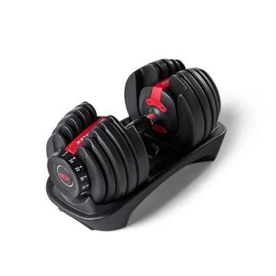 Abbildung von Bowflex Unisex Adult Selecttech 552i Hantel, Schwarz/Rot,Einheitsgröße EU