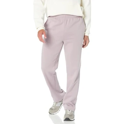 Abbildung von Amazon Essentials Herren Fleece Jogginghose mit offenem Saum (erhältlich in Übergrößen), Staublila, L