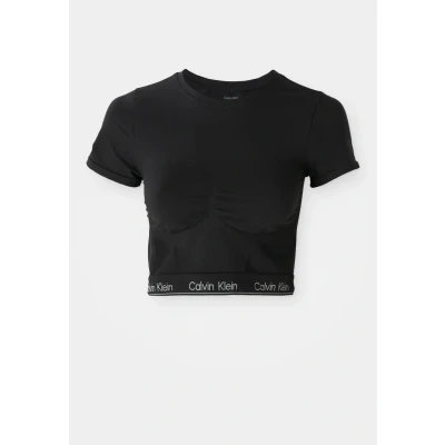 Abbildung von Calvin Klein Underwear Short Sleeve ICON Shapewear, Damen, Größe: Small, Black