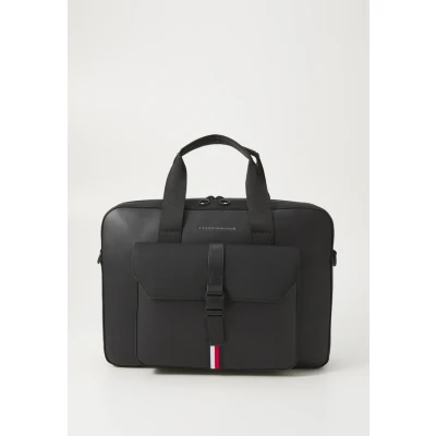Abbildung von Tommy Hilfiger Herren Th Foundation Computer Bag Am0am13478 Computertasche, Black (Black)