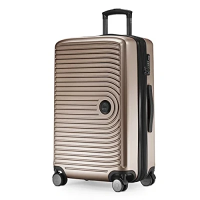 Abbildung von HAUPTSTADTKOFFER Mitte Mittelgroßer Hartschalenkoffer, TSA, 4 Rollen, Check In Gepäck mit 8 cm Volumenerweiterung, 68 cm, 88 L, Champagner