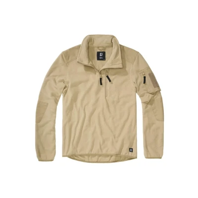 Abbildung von Brandit Troyer Ripstop Fleecejacke, Herren, Größe: XXL, Camel