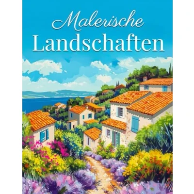 Abbildung von Malerische Landschaften: Ein entspannendes Malbuch für Erwachsene mit einer großen Vielfalt an atemberaubenden Landschaften zur Förderung von Achtsamkeit und Kreativität