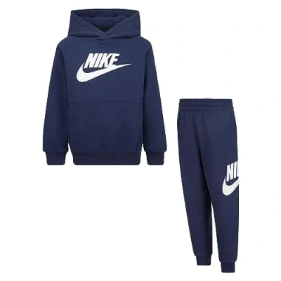 Abbildung von Nike Kids 86 l135 Fleece Set 3 4 Jahre, blau/weiß, Jahre