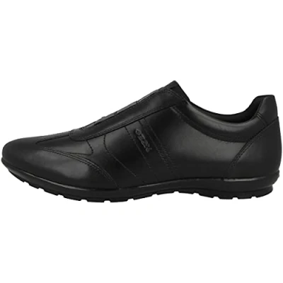 Abbildung von Geox UOMO Symbol Slipper, Herren, Größe: 44, Black Schuhe