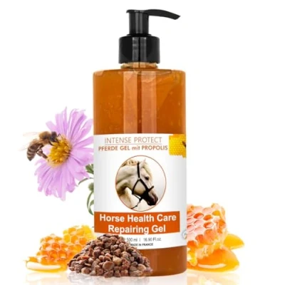Abbildung von bleumarine Bretania Pferdebalsam Pferd Propolis Gel tinktur Salbe Muskle für irritierte, gerötete Haut oder Hautekzeme, 500 ml