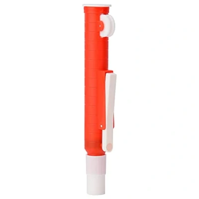 Abbildung von stonylab Pipettenpumpe, Pipettenpumpenset Pipette Zuhälter Pipettenfilter Pumpe für die Laborforschung, 25 ml, Rot