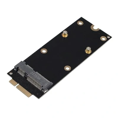 Abbildung von Futheda Adapter mSATA SSD auf 7 + 17 Pin kompatibel mit 2012 Retina A1398 A1425 MC975 MC976 ME662 ME664 ME665 Mini PCIe SATA Konverterkarte