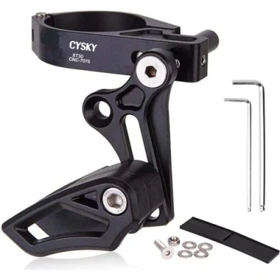 Abbildung von CYSKY Fahrrad Kettenführung Mountainbike Kettenschutz MTB Kettenfuehrung 7075 Aluminiumlegierung für die meisten Rennrad BMX