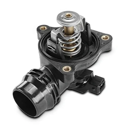 Abbildung von Frankberg Thermostat Kühlmittel Benzin Kompatibel mit 3er E46 E90 316 318 320 2001 2011 5er E60 520 2006 2010 X3 E83 xDrive20i 2008 Replace# 11537510959