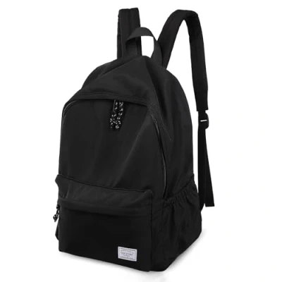 Abbildung von TANTOMI Schulrucksack Damen, Schultaschen Teenager, Laptop Rucksack Daypack Aesthetic Tagesrucksack Unisex Backpack für Travel Casual Schule Business Schwarz