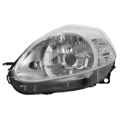 Abbildung von VAN WEZEL 1624963 Scheinwerfer links H4 glasklar für Rechtsverkehr mit Stellmotor LWR P43t FIAT: Grande Punto Hatchback, ABARTH: