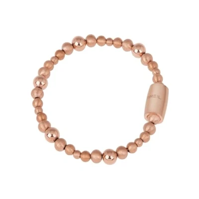 Abbildung von BREIL Damenarmband Element Small Sun aus der Kollektion MAGNETICA SYSTEM TJ2936 Damenschmuck, Armband ist veränderbar und mit anderen Stücken kombinierbar Stahl/Roségold, 19 cm