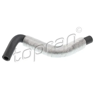 Abbildung von TOPRAN 109 013 Kühlerschlauch Gummi mit Gewebeeinlage Hitzeschutzrohr VOLKSWAGEN: GOLF 3, 3 Variant, Passat B3/B4 Estate, SEAT: Ibiza 2