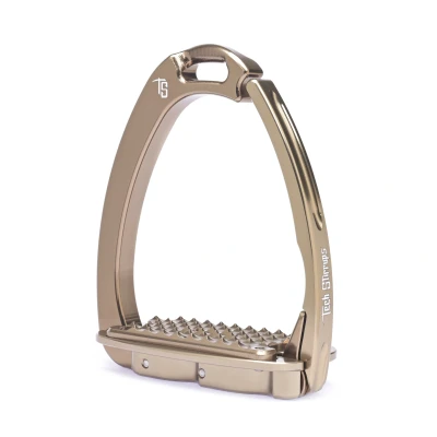 Abbildung von Tech Stirrups Steigbügel Venice Sloped Dressur Braun