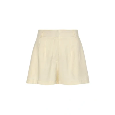 Abbildung von LASCANA Webshorts, mit Bundfalten, kurze Stoffhose Taschen, elegant