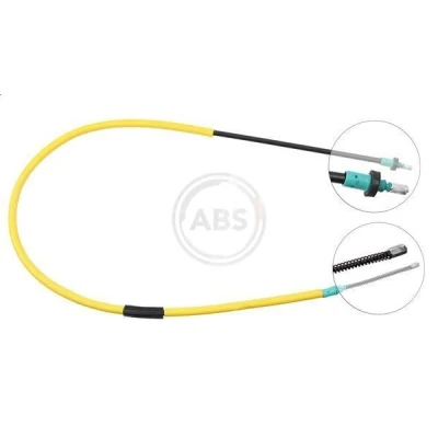 Abbildung von A.B.S. K19707 Handbremsseil 1497 Trommelbremse für Links /Rechtslenker RENAULT: Modus / Grand