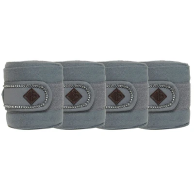 Abbildung von Kentucky Bandagen Polar Fleece Pearls Grau Warmblut