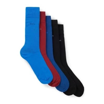 Abbildung von BOSS Businesssocken »5P RS Uni Col CC«, (Packung, 5 Paar, 5er), mit Schriftzug