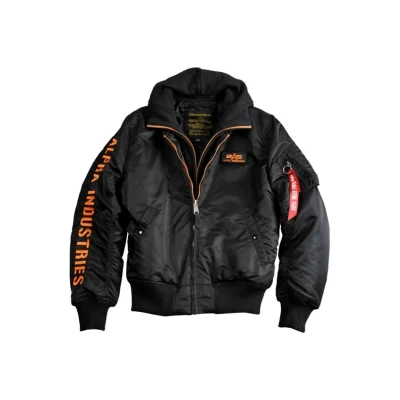 Abbildung von Alpha Industries Bomber Jacke MA 1 D Tec SE schwarz / orange S