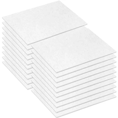 Abbildung von McFilter 20 Universal Mikrofilter ca. 26x15cm Luftfilter Motorfilter Abluftfilter Filtermatte Microfilter Staubsaugerfilter Filter zuschneidbar weiß